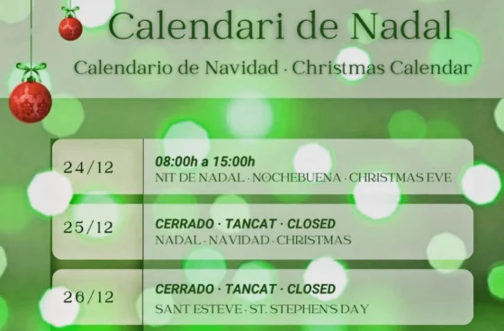 Calendario de Navidad 2024